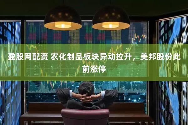 盈股网配资 农化制品板块异动拉升，美邦股份此前涨停
