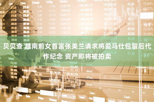 贝贝查 越南前女首富张美兰请求将爱马仕包留后代作纪念 资产即将被拍卖